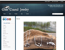 Tablet Screenshot of gonecoastaljewelry.com